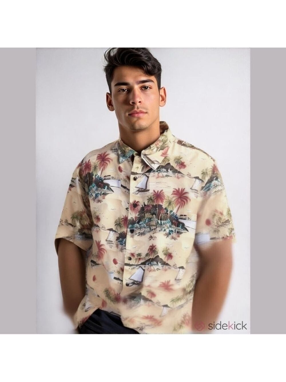 Silk Traders Hawaii Vintage Short Sleeve Shirt Large